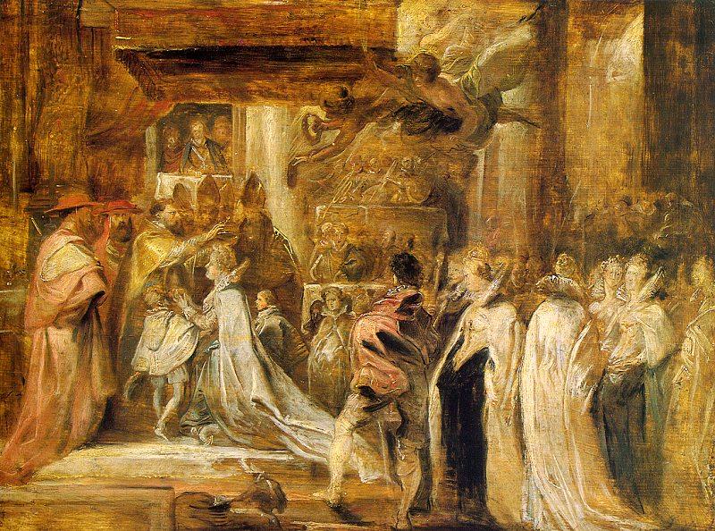 Peter Paul Rubens The Coronation of Marie de Medici France oil painting art